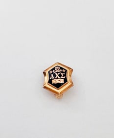 Alpha-Chi-Sigma 10k Gold Fraternity Pin