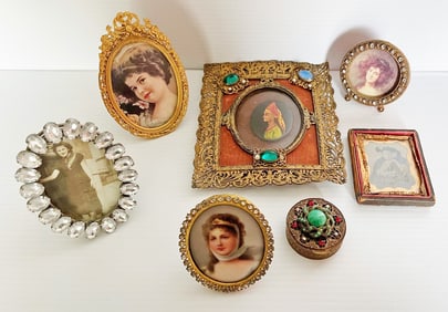 Grouping of Small Picture Frames