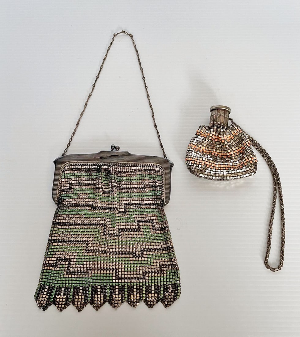 Two Art Deco Mesh Evening Bags (1 of 2)