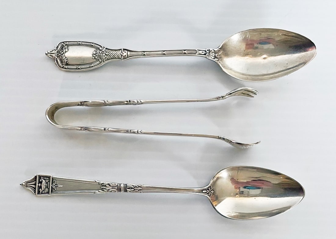 Three Pieces of Sterling Silver Tableware (1 of 2)