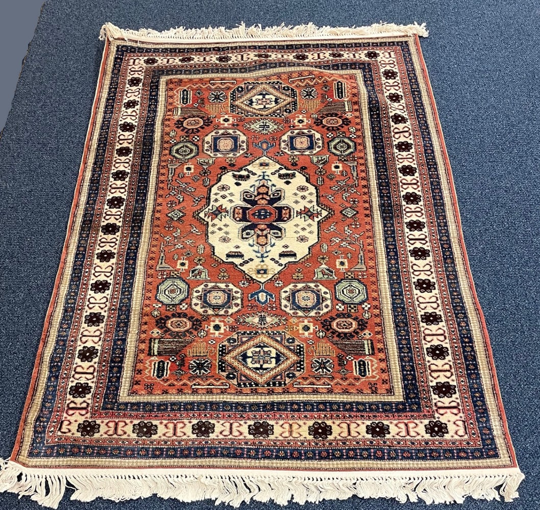 Hand tied Persian Rug (1 of 2)