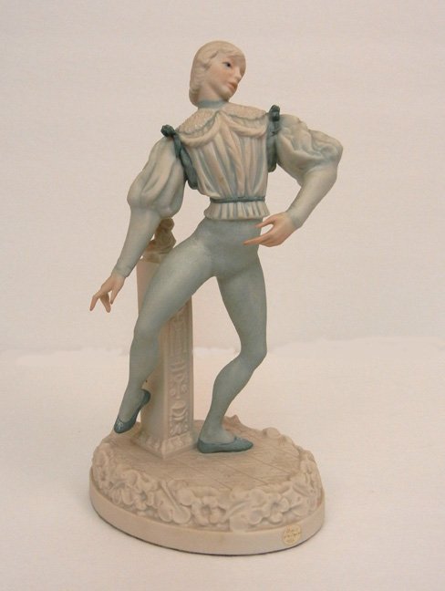 Cybis #246 Prince Florimund, marked on back, 11" high: Cybis #246 Prince Florimund, marked on back, 11" high