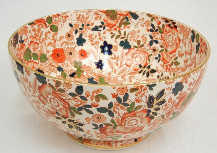 Royal Cauldon "bittersweet" Center Bowl, Marked On Bott