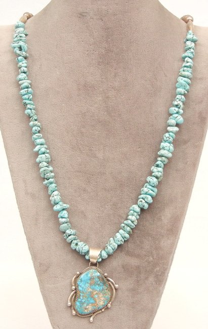 Native American handmade sterling silver and turquoise 