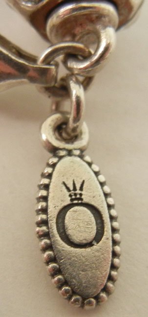 Pandora sterling silver charm bracelet with charms, 8"  - 4