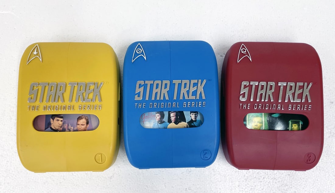 Star Trek Original Series Hard Case DVD Sets: Star Trek The Original Series Season 1, Season 2 and Season 3 hardcase DVD sets