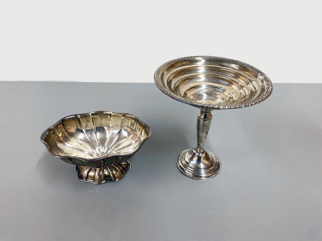 Two Sterling Silver Compotes (1 of 6)