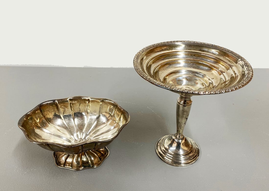 Two Sterling Silver Compotes - 4