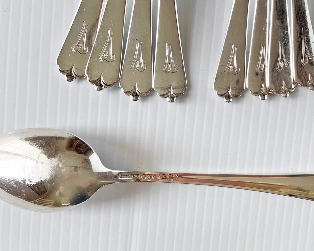 Watson Lotus Sterling Silver Flatware set - 3