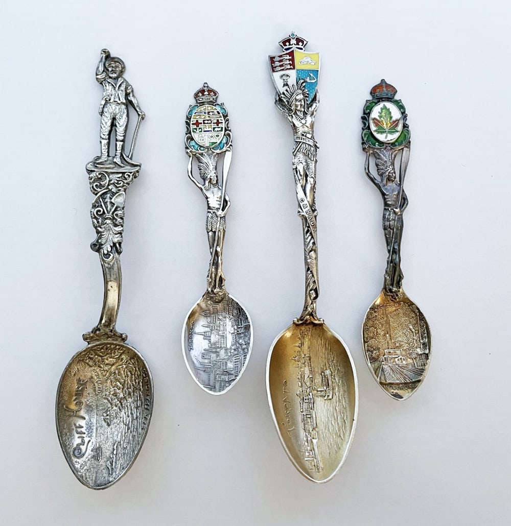 Four Sterling Silver Collector's Spoons (1 of 2)