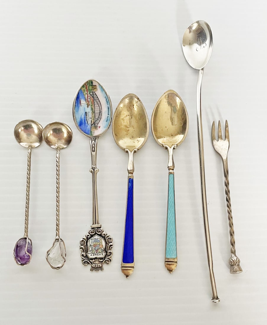 Grouping of Sterling and Silver Plated Flatware (1 of 3)