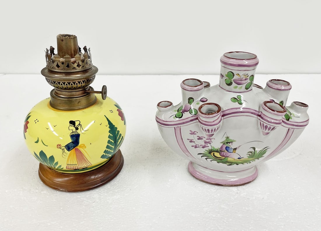 Two Quimper France Pottery Pieces (1 of 3)