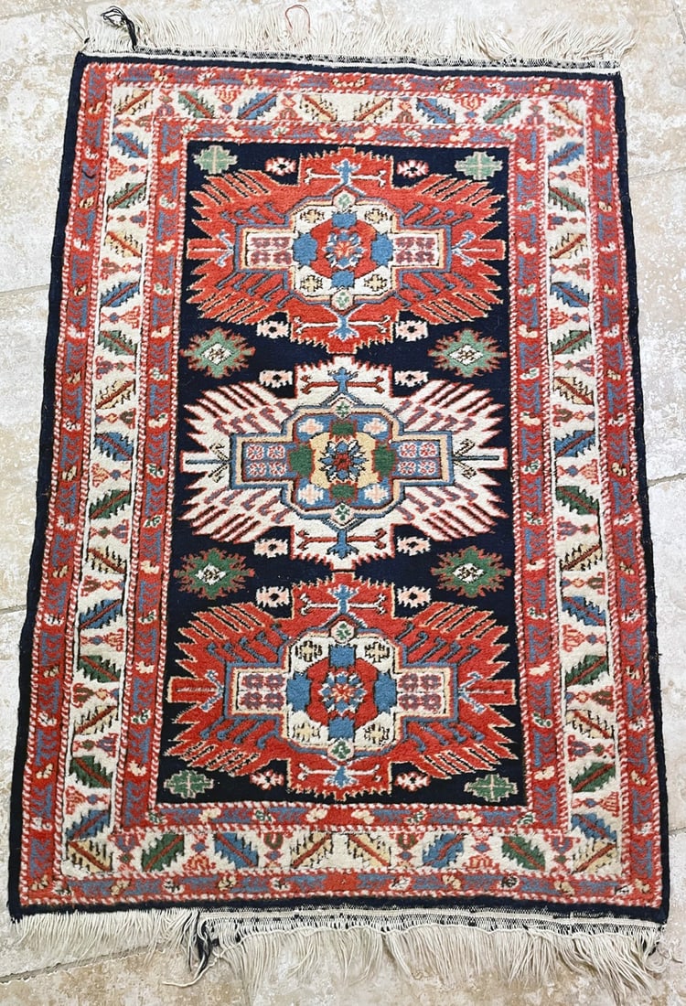 Hand tied Persian Rug (1 of 2)