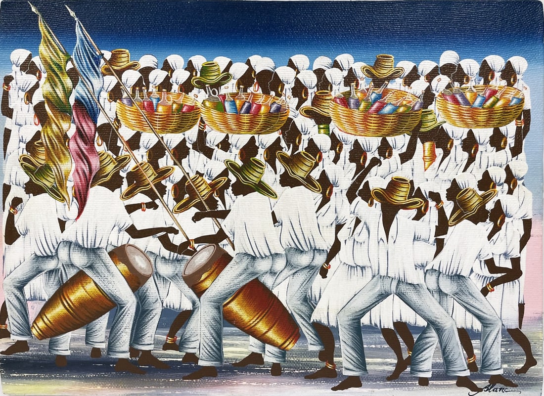 Jean Claude Blanc Acrylic on Canvas (1 of 2)