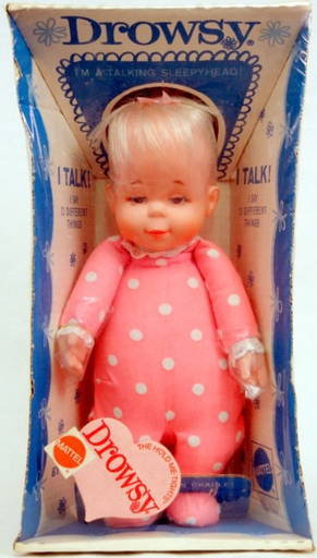 Mattel Talking Drowsy Doll, Still Sealed In Original