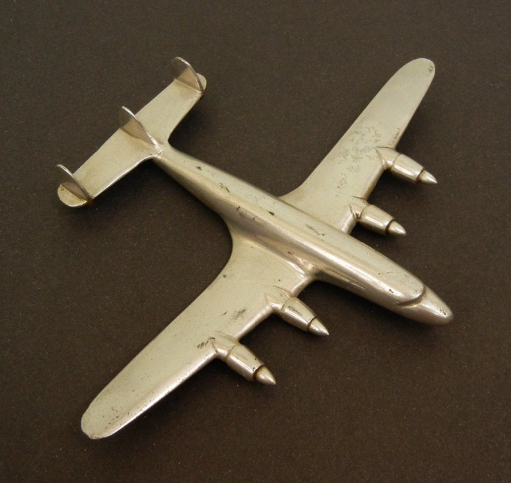 Trench Art Constellation model, 9 1/2" wingspan, 7 1/2": Trench Art Constellation model, 9 1/2" wingspan, 7 1/2" long