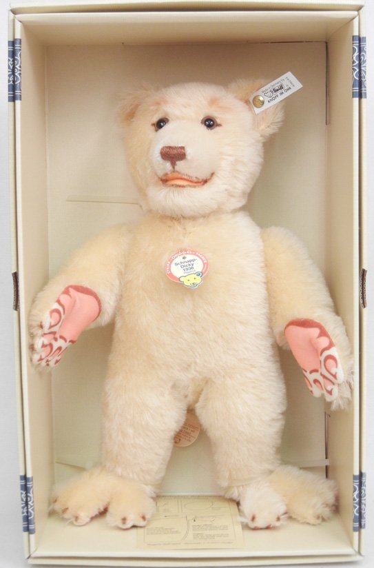 Steiff Schnapp-Dicky 1936 Replica bear, new in box,: Steiff Schnapp-Dicky 1936 Replica bear, new in box, 15" x 9 1/4" 5 1/2"