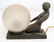 (Max) Le Verrier patinated bronze lamp - 3