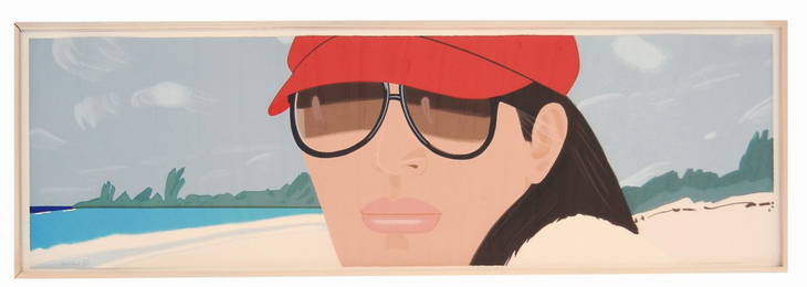 Alex Katz, screen print on paper