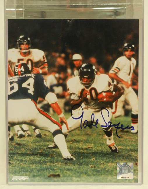 Autographed 8" x 10" photo of Gale Sayers: Autographed 8" x 10" photograph of Gale Sayers, Official Licensed NFL Product A65738408