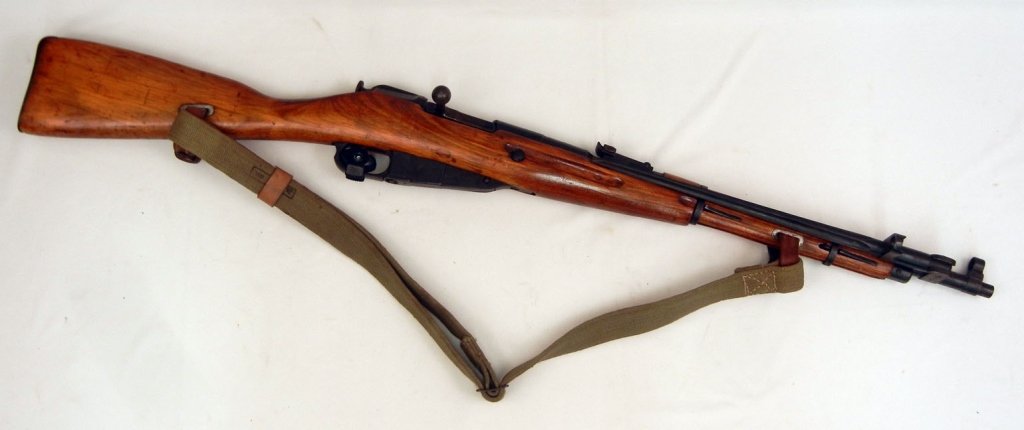 Chinese Chongqing military 7.65 x 54 rifle: Chinese Chongqing military 7.65 x 54 rifle, bolt action, 5 shot, Model 53, internal magazine feed, dated 1955, serial number 3221377, barrel length 20 1/2", overall length 40 1/4", with folding bayone