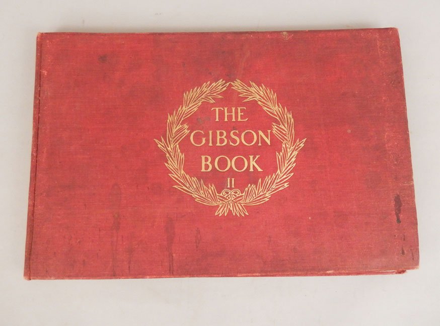 The Gibson Book: The Gibson Book, publisher New York: Charles Scribner's Sons, volume 2 of a two volume set, hard cover, 1907, a collection of the published works of Charles Dana Gibson, large folio