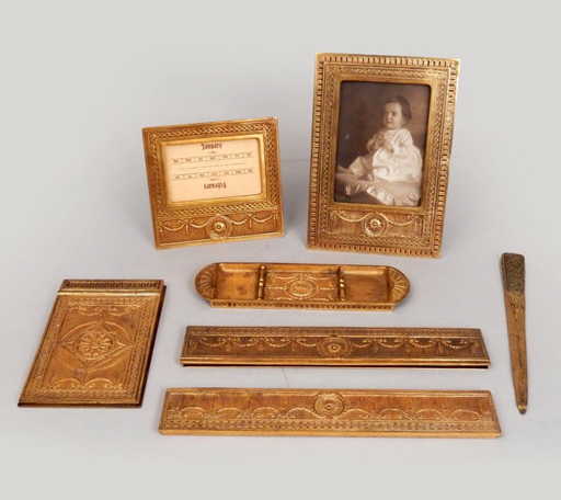 Antique Tiffany Studios Desk Set - Antique Tiffany Studios Desk Set