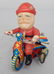 Four tin litho windup toys - 7