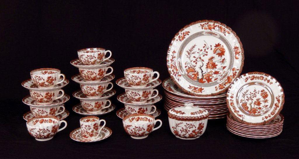Spode Indian Tree dinnerware set (1 of 4)