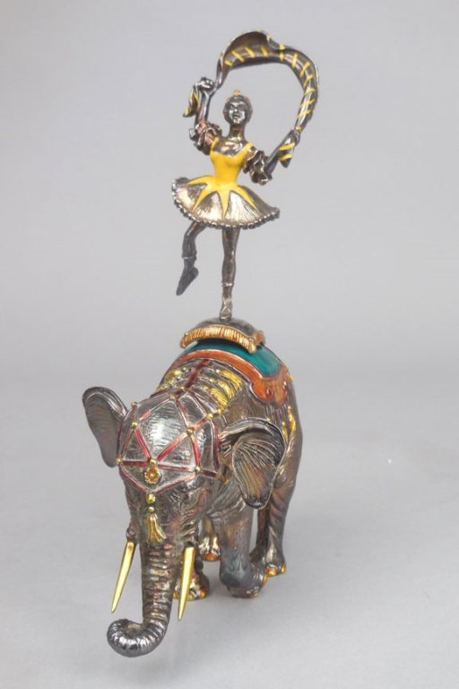 Tiffany & Co. sterling and enamel circus Performer (1 of 5)