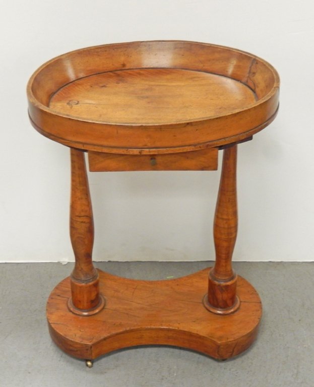 Continental walnut basin table (1 of 6)