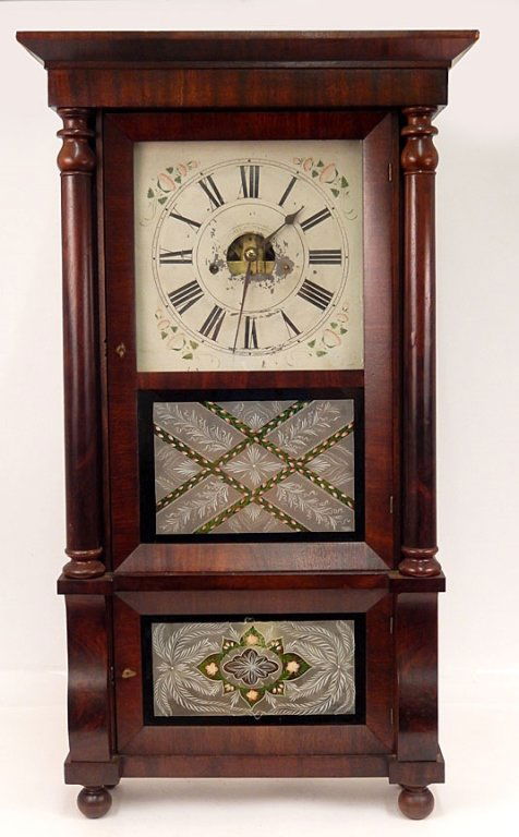 Forestville double decker Empire shelf clock (1 of 8)