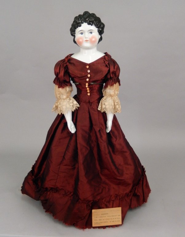 Large China head doll, Dolly Madison type (1 of 6)