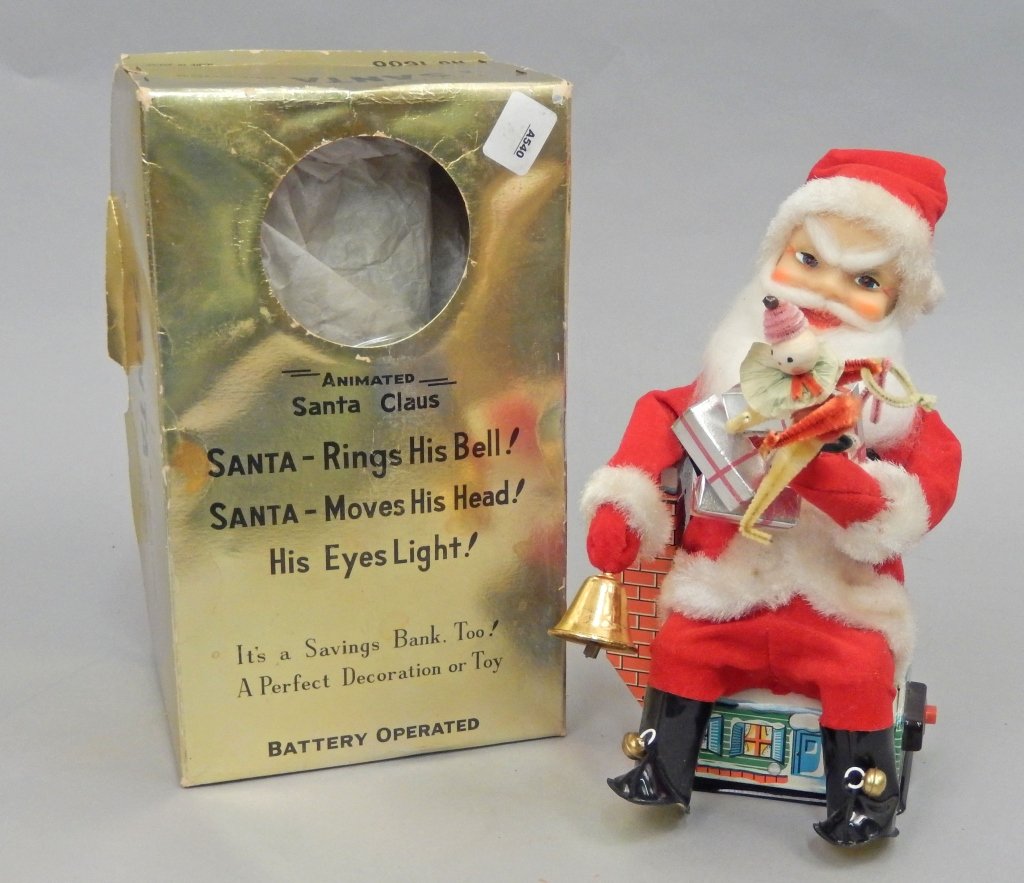 Battery Operated Santa No. 1600 in original box (1 of 7)