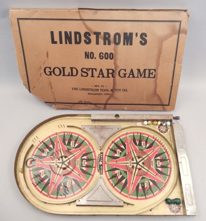 Lindstrom's No. 600 Gold Star Game in original box (1 of 5)