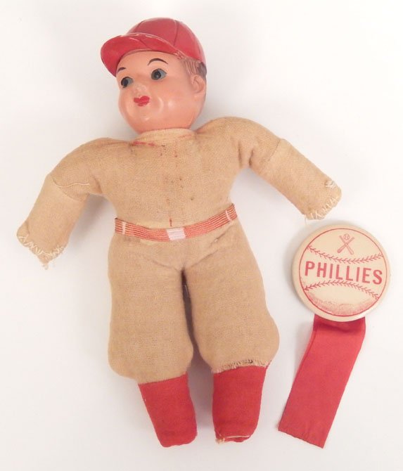 Celluloid and cloth Phillies player (1 of 6)