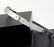 14k white gold and diamond bangle bracelet - 2