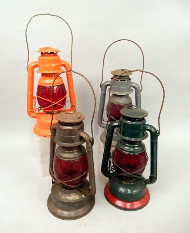 Four Dietz Little Wizard lanterns (1 of 7)