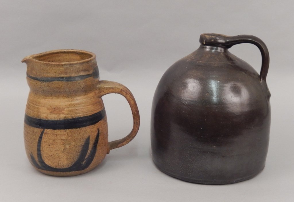 Stoneware jug and pitcher (1 of 3)