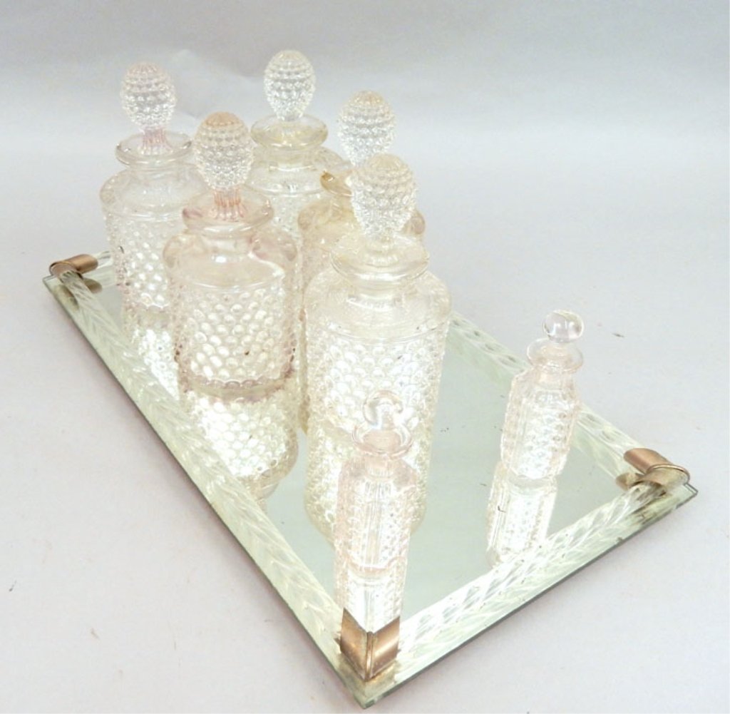 Crystal perfume bottle set (1 of 3)