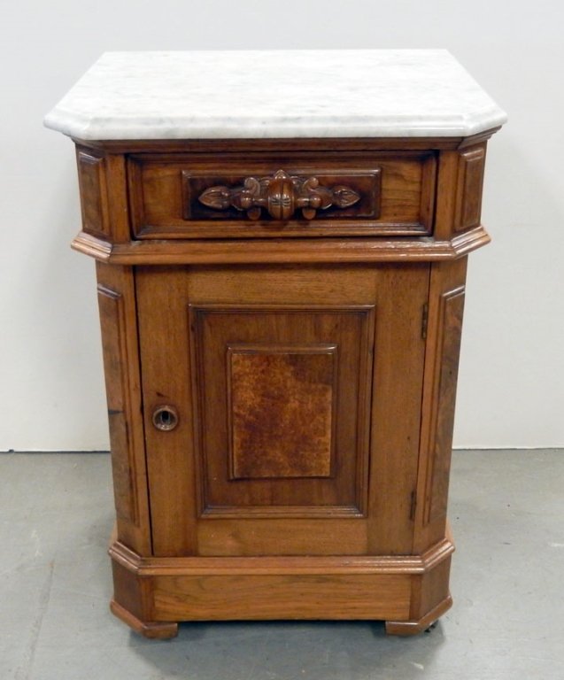 Walnut pot cupboard (1 of 5)