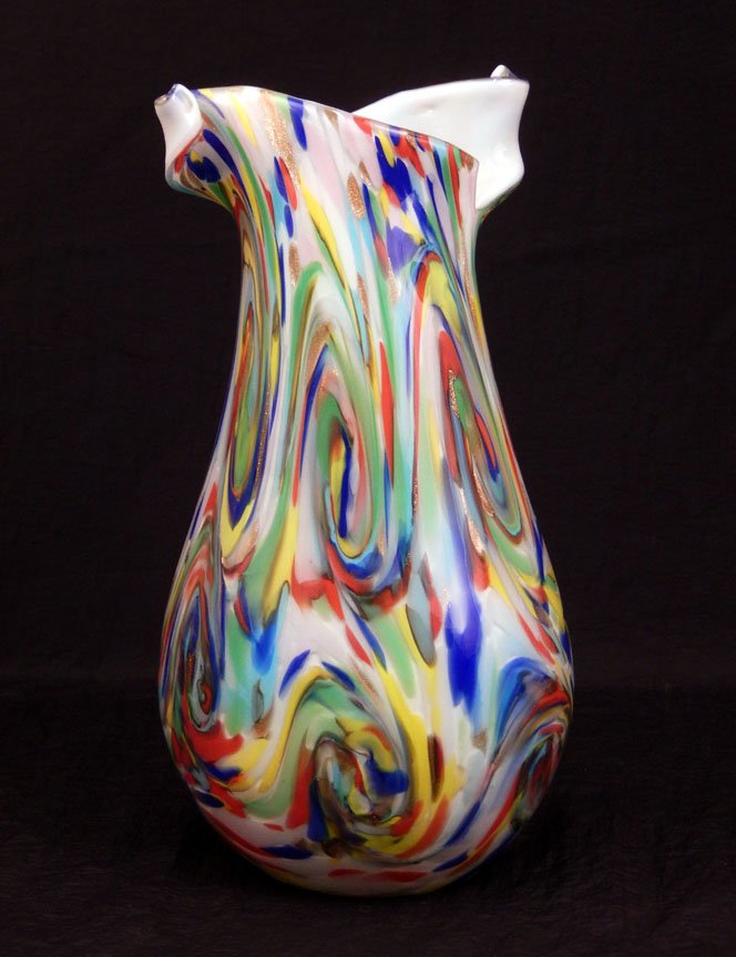 Murano art glass vase (1 of 3)