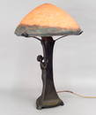 Attributed to Gustav Gurschner bronze Art Nouveau