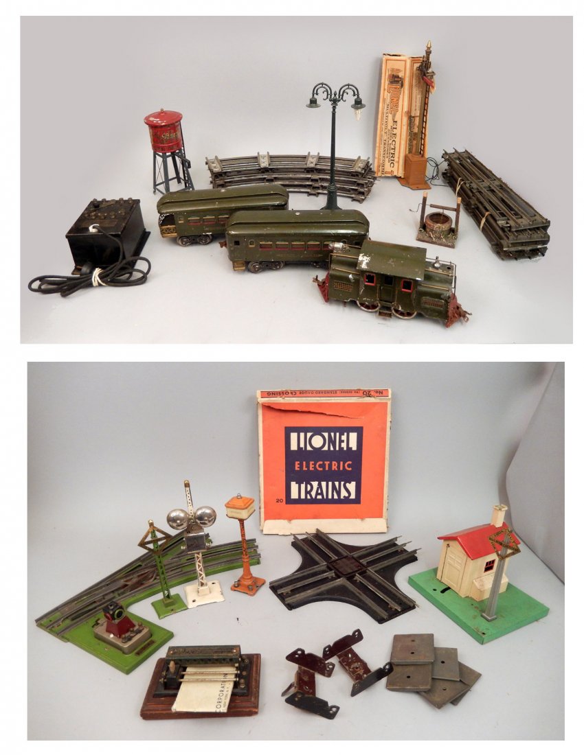 Lionel prewar standard gauge No. 33 train set (1 of 10)