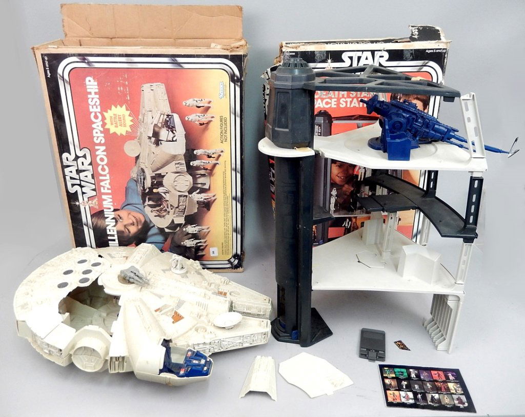 Star Wars Millennium Falcon and Death Star Space (1 of 7)