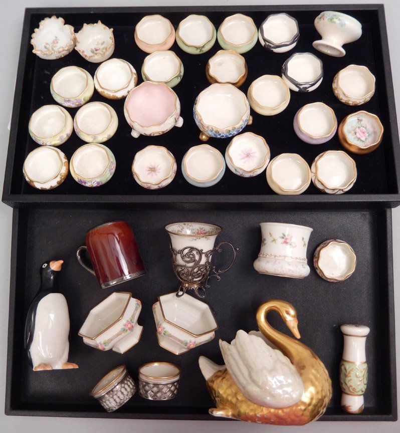 Collection of hand painted American Belleek (1 of 10)