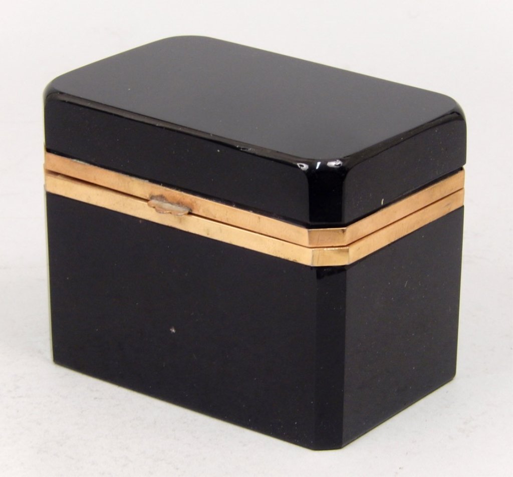 Black glass dresser box (1 of 4)