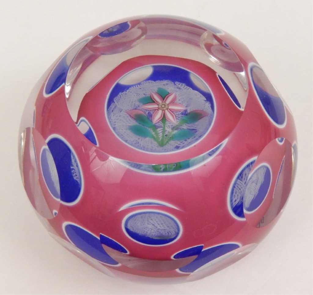 John Deacons art glass paperweight (1 of 6)