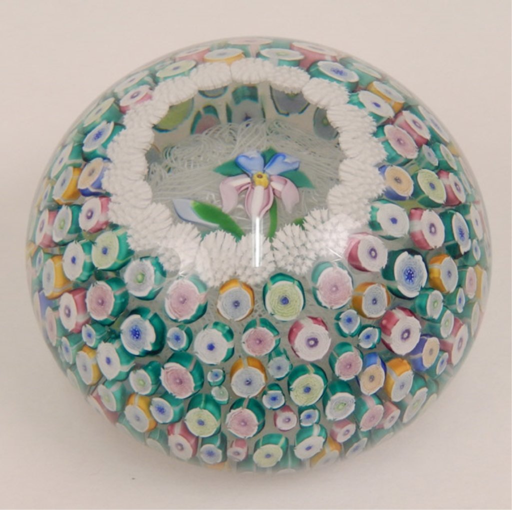 John Deacons art glass paperweight (1 of 5)