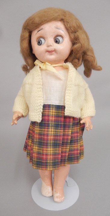 Einco googly eyed composition doll (1 of 5)